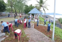 Lanud Maimun Saleh Gelar Aksi Bersih Pantai Sabang Fair