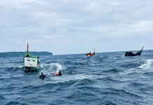 Dihantam Ombak, Boat Nelayan Tenggelam di Jaboi, Sabang