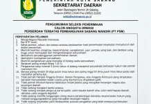 Seleksi Direksi BUMD PT PSM Sabang Dibuka