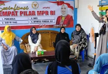 Darwati Sosialisasikan 4 Pilar MPR RI hingga Ujung Barat Indonesia