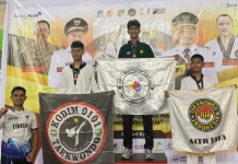Taekwondo USK Raih Dua Emas di Kejurda Piala Bupati Aceh Jaya