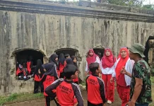 Benteng Meteo Gampong Cot Ba'u Jadi Ruang Belajar Sejarah Siswa Sekolah Dasar