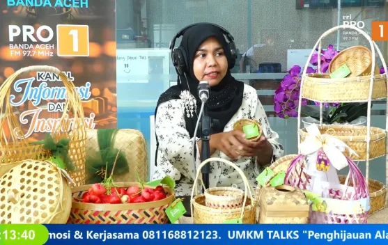 UMKM Anyaman Bambu Aceh Bertahan lewat Inovasi Digital