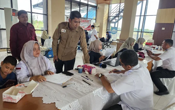 PMI Sabang dan UPBU Maimun Saleh Kolaborasi Gelar Donor Darah