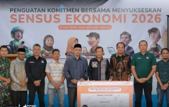 Pemko Sabang Ajak Seluruh Elemen Dukung Sukses Sensus Ekonomi 2026