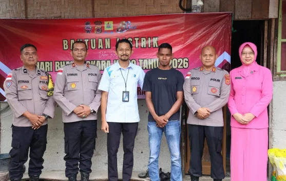 Hari Bhayangkara ke-80, Polres Sabang Hadirkan Sambungan Listrik Gratis bagi Warga
