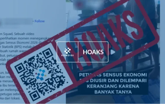 Cek Fakta: Video Ibu Marah dan Lempar Keranjang ke Petugas Sensus Ekonomi