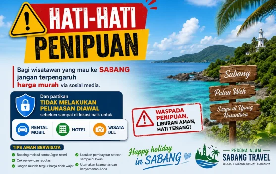 Pokdarwis Iboih Imbau Wisatawan Waspadai Modus Penipuan