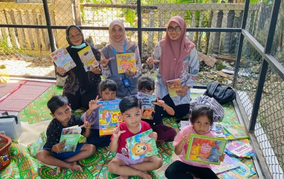 Relawan Literasi Sabang Kenalkan Buku sejak Dini lewat Program LITERPOS
