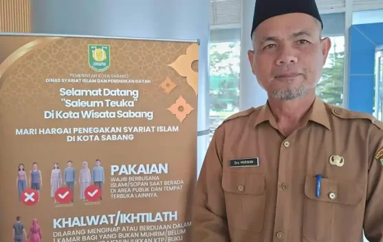 Dinas Syariat Islam Sabang Imbau Wisatawan Kenakan Busana Sesuai Syariat