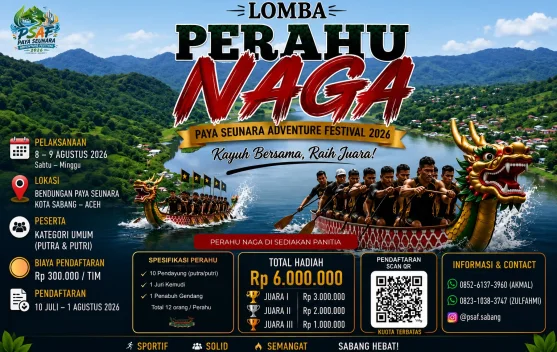 PSAF 2026 akan Menghadirkan Lomba Perahu Naga