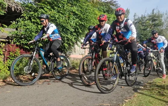 Gowes Bareng GASAK Ajak Masyarakat Sabang Hidupkan Olahraga Bersepeda