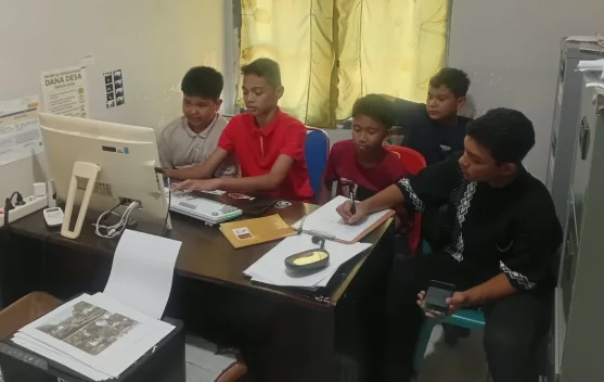 Geuchik Cot Abeuk dukung Les Komputer Gratis untuk Warga