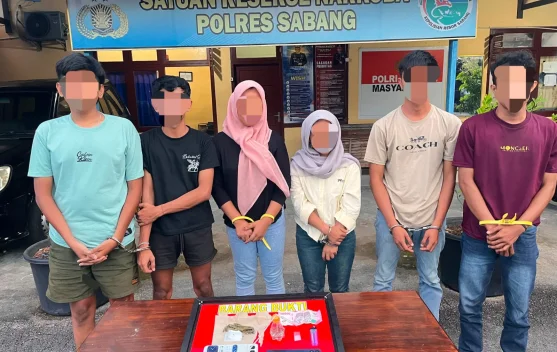 Petugas Amankan Enam Orang Dugaan Penyalahgunaan Narkoba