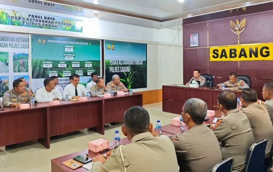 Polres Sabang Perkuat Kinerja dan Pelayanan Melalui Anev Bulanan