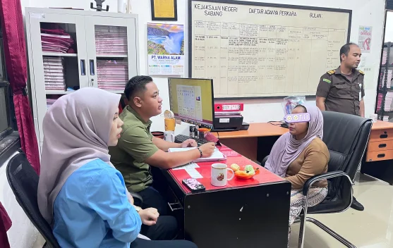 Sepasang Tersangka Sabu Dilimpahkan ke Kejari Sabang