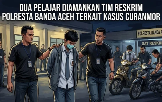 Dua Pelajar di Banda Aceh Terjerat Kasus Curanmor