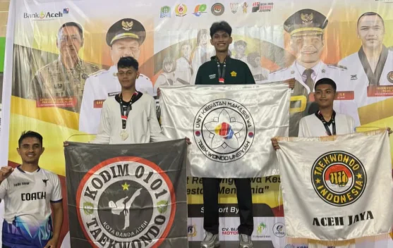 Taekwondo USK Raih Dua Emas di Kejurda Piala Bupati Aceh Jaya