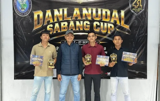 Lanudal Sabang Gelar Kompetisi Biliar Sambut HUT Ke-41