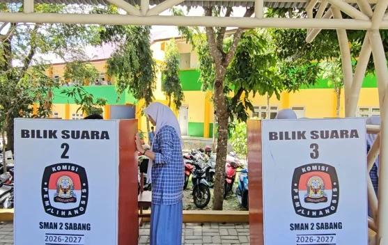 SMAN 2 Sabang Mulai Terapkan Pemilihan OSIS Secara Digital