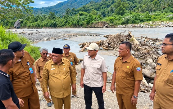 Wagub Aceh Tinjau Irigasi Seunong, Dorong Percepatan Penanganan