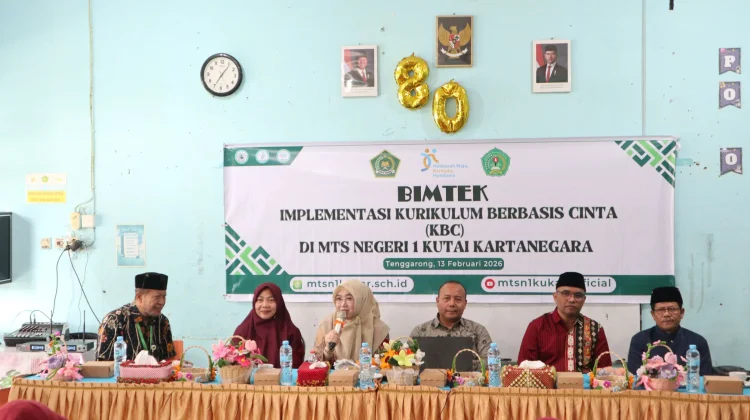 Guru MTsN 1 Kukar Ikuti Bimtek Kurikulum Berbasis Cinta