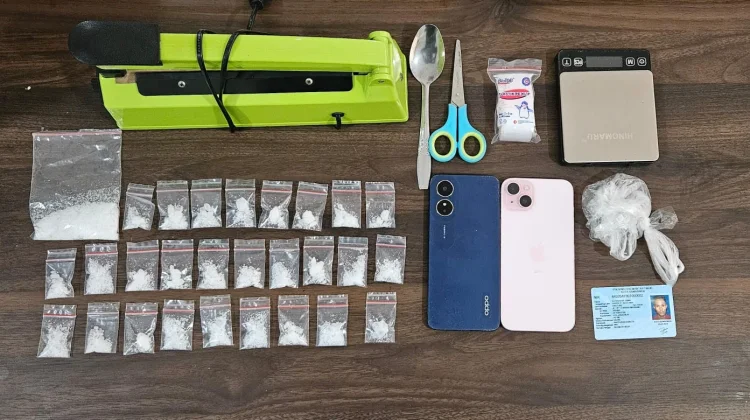Polres Kukar Tangkap Pemasok Sabu 39,63 Gram di Palaran, 28 Paket Disita