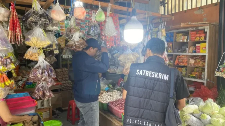 Satgas Pangan Polres Bontang Pantau Harga Bapokting