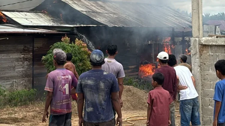 Kebakaran Rumah di Kongbeng Kutim, Lansia 75 Tahun Meninggal Dunia