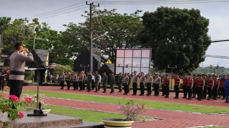 Polres Kukar Gelar Apel Siaga Tertib Ramadan