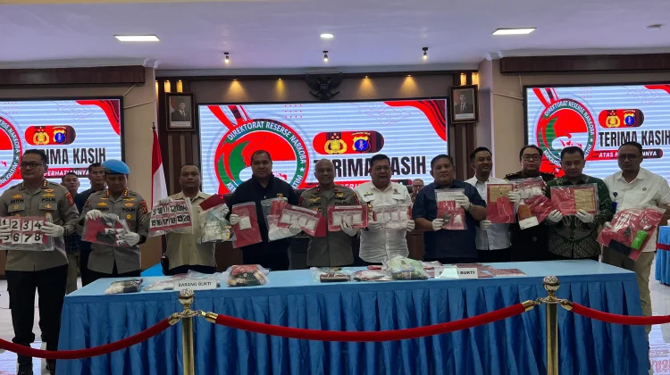 Polda Kaltim Ungkap 163 Kasus Narkoba, Selamatkan 43.761 Jiwa