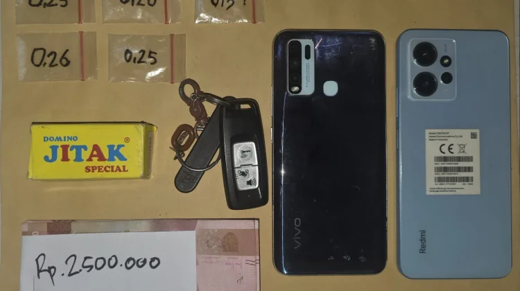 Satresnarkoba Polresta Samarinda Amankan Dua Kurir Sabu di Kelurahan Pelita
