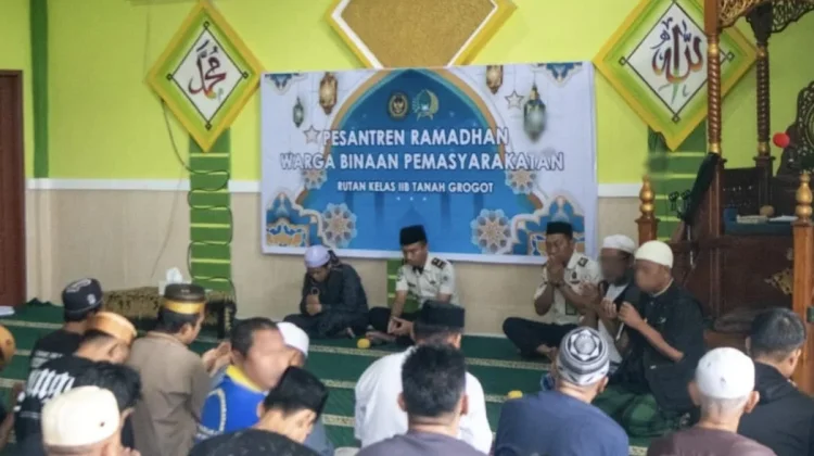 Rutan Tanah Grogot Gelar Pesantren Ramadan