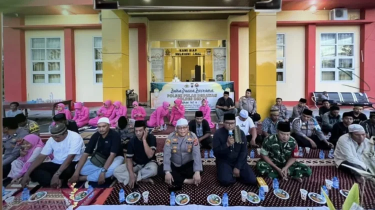 Polsek Derawan Buka Puasa Bersama Forkopimcam