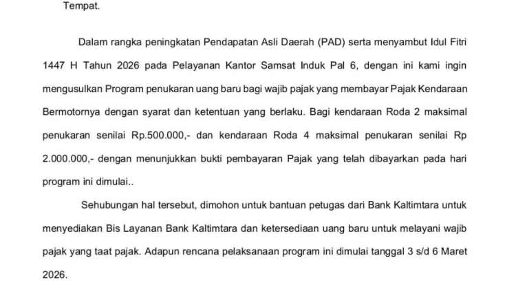 Layanan Pajak Disertai Penukaran Uang Baru