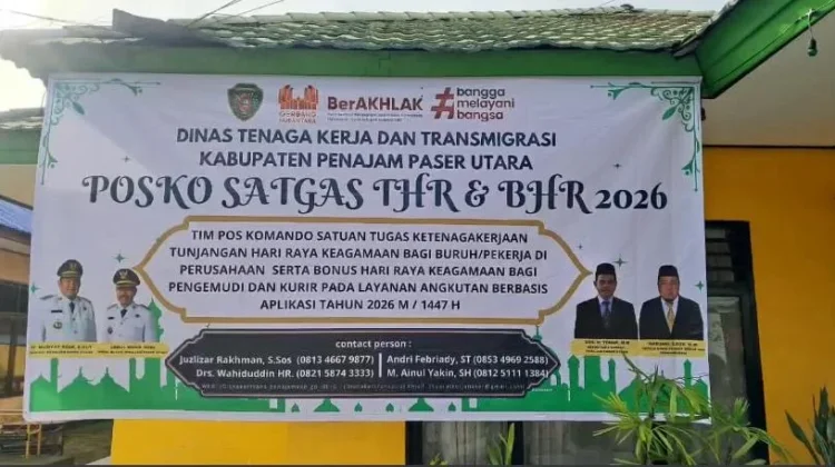 Disnakertrans PPU Buka Posko Pengaduan THR