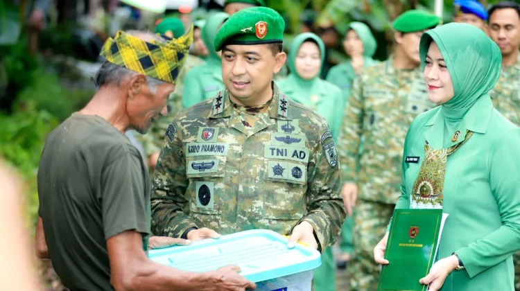 Pangdam VI/Mulawarman Gelar Aksi “Mulawarman Berbagi” di Kampung Buton Balikpapan