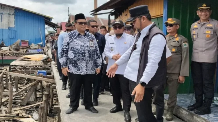 Baznas Diharapkan Bangun Rumah Korban Kebakaran Muara Adang