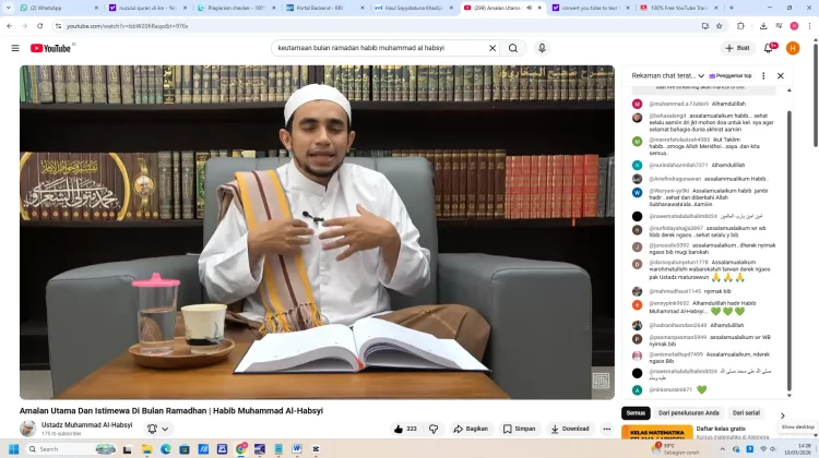 Amalan Utama di Bulan Ramadan Habib Muhammad AlHabsyi