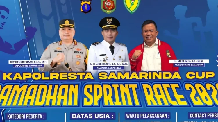 Kapolresta Samarinda Cup Ramadan Sprint Race Sukses Digelar, Diikuti 200 Peserta