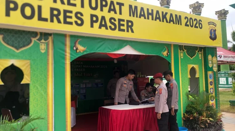 Polres Paser Dirikan Pos Pelayanan Lebaran Nyaman dan Ramah Bagi Pemudik
