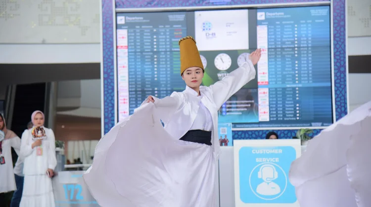 Parade Ramadan di Bandara SAMS Sepinggan Sajikan Tari Sufi bagi Penumpang
