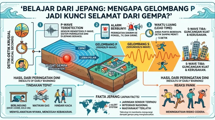 Mengenal Gelombang P, Kunci Penyelamat Jepang dari Bencana Gempa