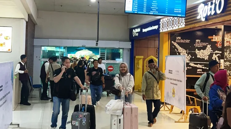 Arus Mudik H-2 di Bandara SAMS Sepinggan Lancar, Puncak Terjadi Lebih Awal
