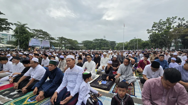 Lebih Dua Ribu Jemaah Padati Salat Idul Fitri Muhammadiyah di Samarinda