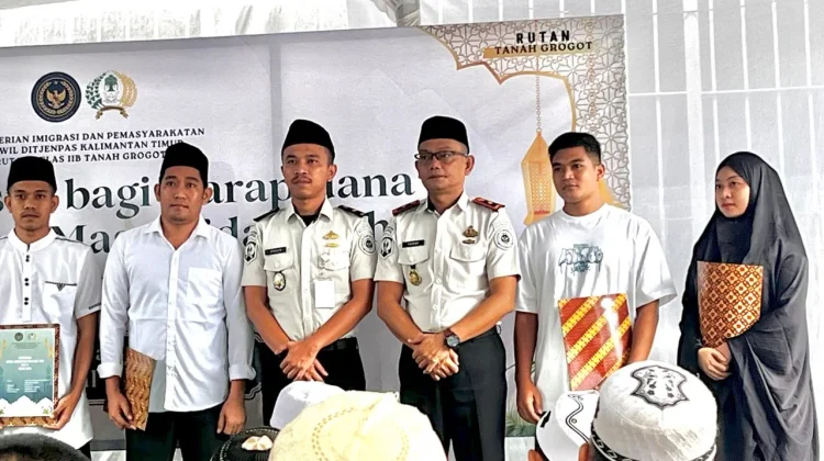 588 Warga Binaan Rutan Tanah Grogot Terima Remisi Idulfitri 1447 H