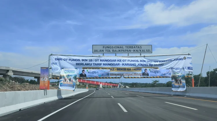 Dibanding Tahun Baru, Arus Balik Lebaran Tol IKN Relatif Lengang
