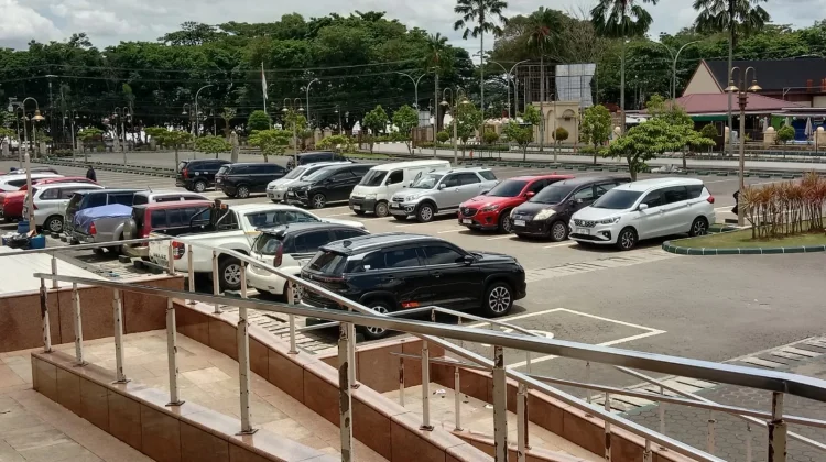 Penataan Parkir Islamic Center Samarinda Semakin Ditingkatkan
