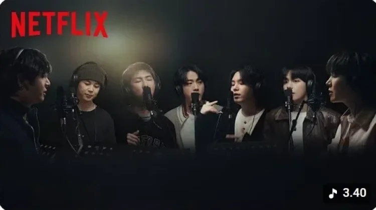 BTS Bawakan “SWIM” Secara Live di SNS Netflix