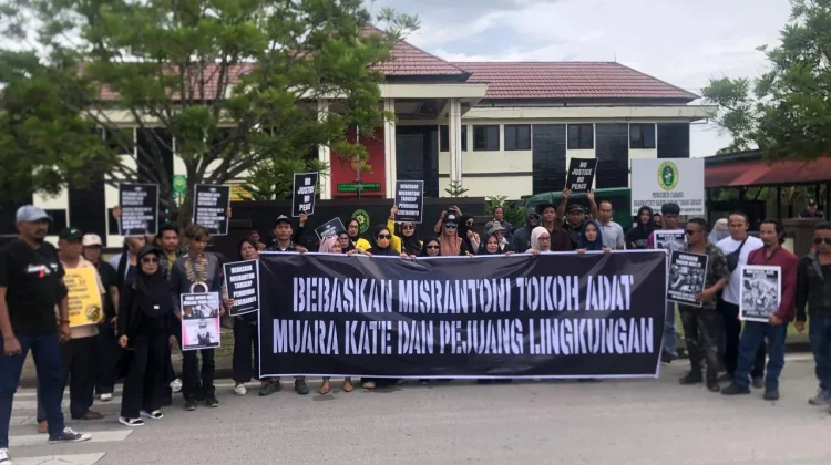 Aliansi Gabungan Menuntut Misran Toni Dibebaskan Atas Kasus Muara Kate